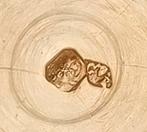 Art Deco - Doos - Vermeille, .950 zilver