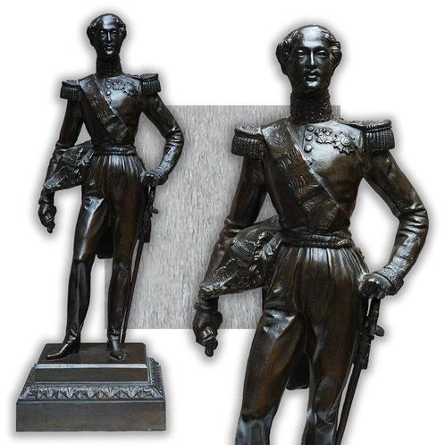 France - réplique, grande sculpture bronze sur socle en, Verzamelen, Militaria | Algemeen