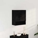 vidaXL Wandkast Zwart Eiken 60x31x70 cm Engineered Hout, Huis en Inrichting, Verzenden, Nieuw