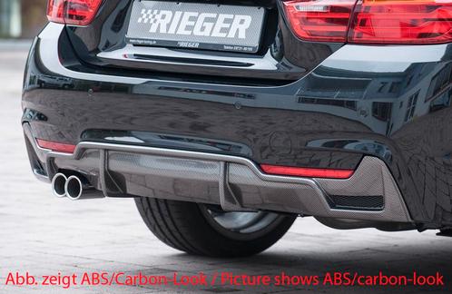 Rieger diffuser | BMW 4-Serie F32 / F33 / F36 2013- | ABS |, Autos : Divers, Tuning & Styling, Enlèvement ou Envoi