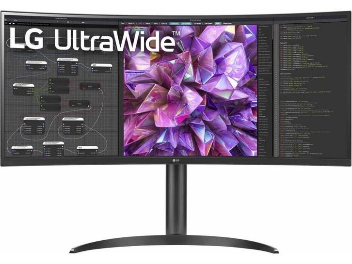 LG 34WQ75C-B - Ultrawide Monitor 3440x1440 - IPS - Zwart, Computers en Software, Monitoren, Zo goed als nieuw, Verzenden