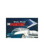 1956 PONTIAC STRATO-STREAK V8 PROGRAMMA BROCHURE ENGELS