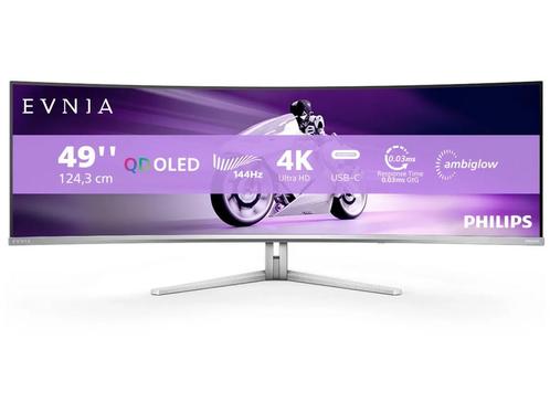 Philips Evnia 49M2C8900L/00 Wit, Computers en Software, Monitoren, Zo goed als nieuw, Verzenden