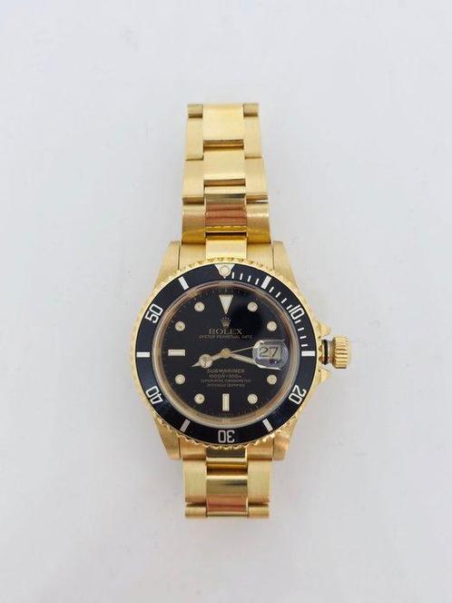 Rolex - Submariner Date - 16618 - Homme - 1993, Handtassen en Accessoires, Horloges | Heren