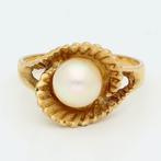 Ring - 18 karaat Geel goud - Parel, Nieuw