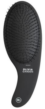 Olivia Garden Expert Care Curve Nylon Bristles Matt Black, Nieuw, Verzenden