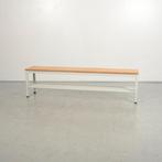 Bank Frontseat - Beuken / Wit - 150 x 30 cm, Huis en Inrichting, Ophalen of Verzenden, Gebruikt
