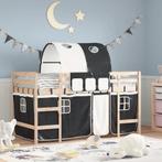 vidaXL Kinderhoogslaper met tunnel 80x200 cm grenenhout wit, Huis en Inrichting, Slaapkamer | Bedden, Verzenden, Nieuw