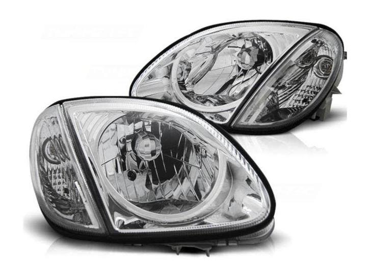Koplampen Chrome edition geschikt voor Mercedes R170 SLK, Auto-onderdelen, Verlichting, Nieuw, Mercedes-Benz, Verzenden