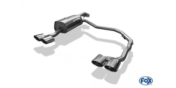 FOX Citroen C4 - B7 einddemper uitgang rechts/links - 2x106x, Auto-onderdelen, Uitlaatsystemen, Nieuw, Verzenden