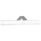 vidaXL Kippenren 10x2x2 m gegalvaniseerd staal, Dieren en Toebehoren, Verzenden, Nieuw