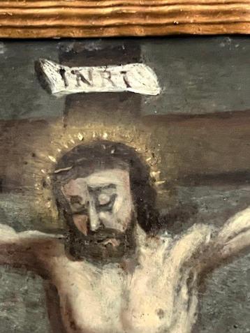 Ecole dEurope centrale - Christ en Croix datant du XVIIIè (