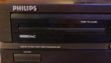 Philips - CD 614 TWIN DAC Dj CD-speler