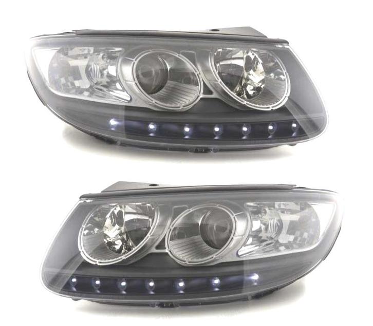 Phares Pour Hyundai Santa Fe 06-11 Angel Eyes Feux Diurnes F, Autos : Pièces & Accessoires, Éclairage, Envoi