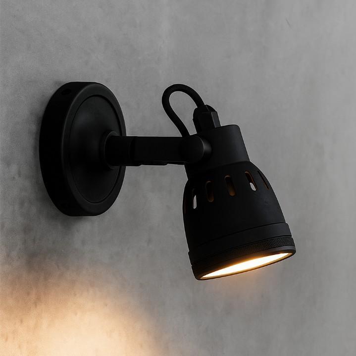 Spots opbouw Messing Opbouwspot Indigo Antiek Zwart, Huis en Inrichting, Lampen | Overige, Verzenden