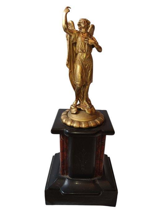 sculptuur, Angelo del Paradiso - 28.5 cm - Gouden bronslaag, Antiek en Kunst, Antiek | Keramiek en Aardewerk