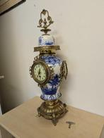 Pendule - Porselein, Brons, Messing - 1800-1850 - Vaas, Antiek en Kunst