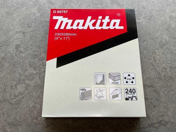 Veiling - 5x Makita D-60757 Schuurpapier 100-pack, Doe-het-zelf en Bouw, Gereedschap | Schuurmachines