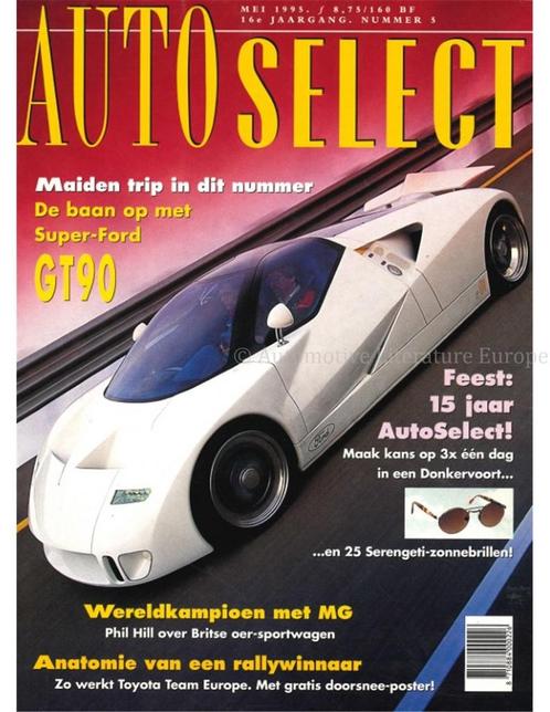 1995 AUTO SELECT MAGAZINE 5 NEDERLANDS, Livres, Autos | Brochures & Magazines, Enlèvement ou Envoi