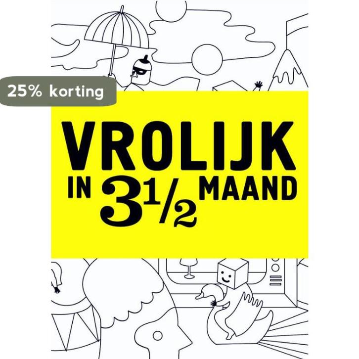 Vrolijk in 3 1/2 maand 9789079961122 Gerard Janssen, Boeken, Stripverhalen, Gelezen, Verzenden