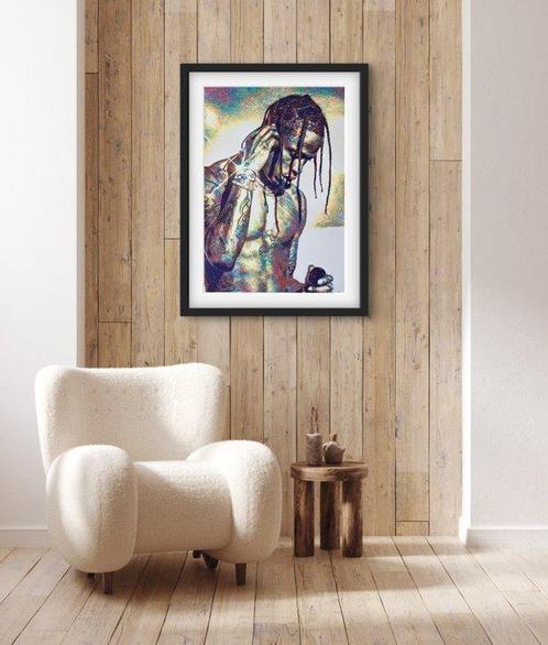 Sidney Perrier - Travis Scott - NO reserve, Antiek en Kunst, Kunst | Schilderijen | Modern