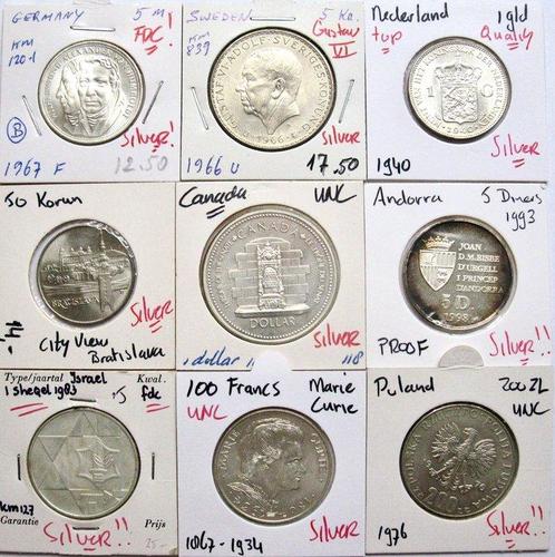 Monde. 600+ coins Incl. 2x GOLD and 85+ SILVER. From the, Postzegels en Munten, Munten | Europa | Niet-Euromunten