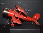 Painted white iron - Speelgoed vliegtuig Red WWI PROPELLER, Nieuw