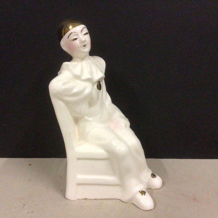 Boekensteunen (2) - Pierrot - Keramiek, Antiek en Kunst, Kunst | Designobjecten