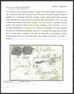 Italiaanse oude staten - Pauselijke Staat 1852 - Brief, Gestempeld