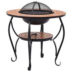 Vuurtafel Mozaiek 68cm Terracotta | Retour Deal | -46%, Tuin en Terras, Verzenden, Nieuw