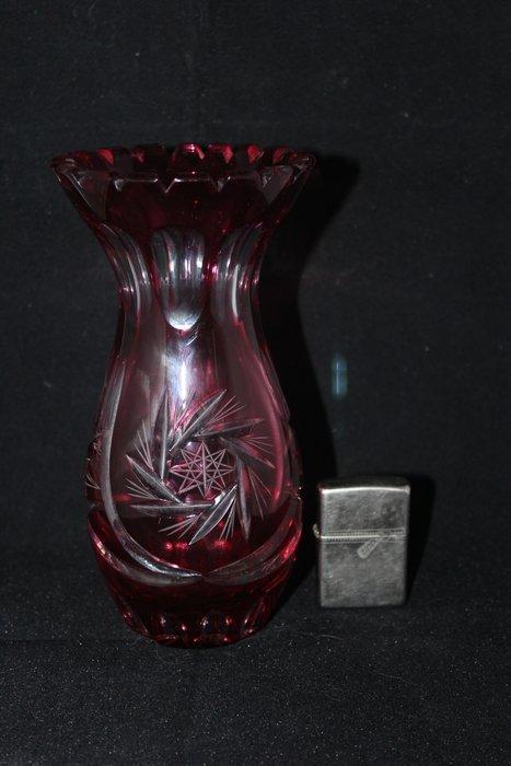 Vaas - Glas - Val Saint Lambert, Antiek en Kunst, Antiek | Glaswerk en Kristal