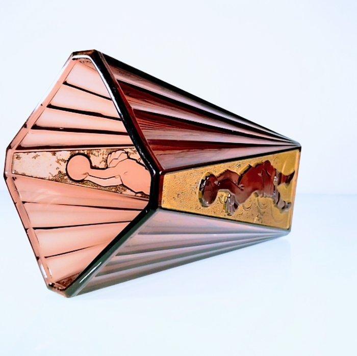 Val Saint Lambert - Charles Graffart & René Delvenne - Vase, Antiek en Kunst, Kunst | Designobjecten