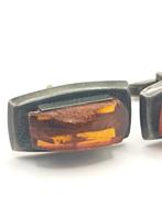 Zilver, Baltisch amber Zilver .875 - Manchetknopen - Art