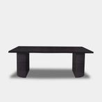 Tafel Boomstam Eikenhout  Half Rond  280x100, Huis en Inrichting, Tafels | Eettafels, Nieuw