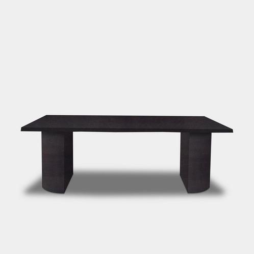Tafel Boomstam Eikenhout  Half Rond  280x100, Huis en Inrichting, Tafels | Eettafels
