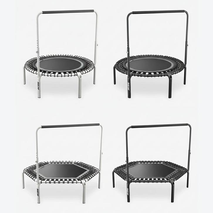 ACON Fit Rebounder Fitness Trampoline met balanshandgreep, Sports & Fitness, Équipement de fitness, Envoi