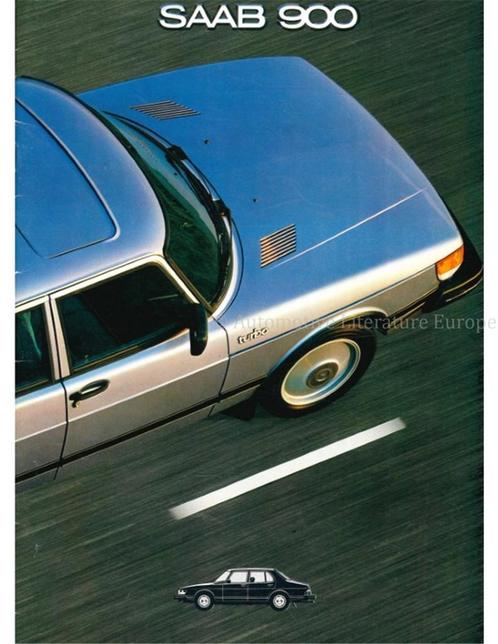 1981 SAAB 900 BROCHURE ENGELS, Livres, Autos | Brochures & Magazines