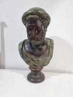 sculptuur, Archita, filosofo - 63 cm - Brons, Antiquités & Art, Antiquités | Céramique & Poterie