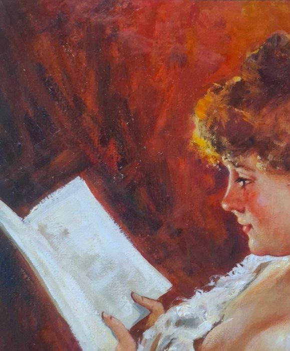 Luigi Rossi (1853-1923), Seguace di - Controluce, Antiek en Kunst, Kunst | Schilderijen | Klassiek