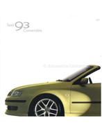 2005 SAAB 9-3 CABRIOLET BROCHURE ENGLISH, Nieuw