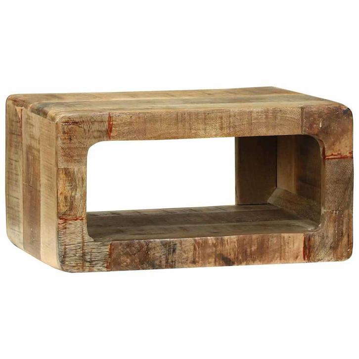 vidaXL Tv-meubelset met plank met opslag 3 pcs Bruin Massief, Huis en Inrichting, Woonaccessoires | Cd- en Dvd-rekken, Nieuw, Verzenden