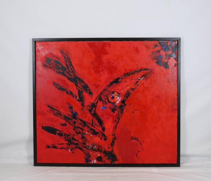 Broer Dobbelsteen (1936-2019) - Bird, Antiek en Kunst, Kunst | Schilderijen | Modern