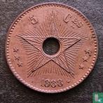 Kongo-Vrijstaat 5 centimes 1888, Timbres & Monnaies, Monnaies | Afrique, Verzenden, Losse munt