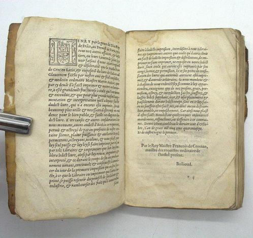 Galien (Claude le Pergamien), Akakia (Martin) - Claudii, Antiek en Kunst, Antiek | Boeken en Manuscripten