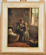 Andries van den Berg (1852-1944) - Moeder met kinderen in