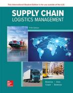 ISE Supply Chain Logistics Management 9781260547825, Gelezen, Donald Bowersox DO NOT USE, David Closs, Verzenden