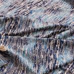 BA138 - Zeldzame oceaanblauwe stof – Italiaans fluweel -, Antiek en Kunst