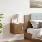 vidaXL Wandkast 31,5x30x30 cm massief grenenhout honingbruin, Huis en Inrichting, Kasten | Wandmeubels, Verzenden, Nieuw