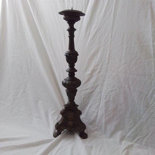 Kerk kandelaar - 62 cm - Gegoten messing - Circa 1900, Antiek en Kunst, Kunst | Niet-Westerse kunst