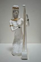 Domenico Zanotto - Sculpture, Harpiste Égyptienne - 42 cm -, Antiek en Kunst